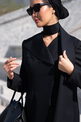 STRUCTURED TWO-PIECE SUIT - Black