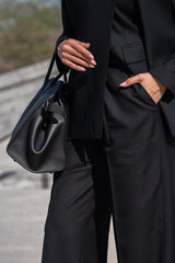 STRUCTURED TWO-PIECE SUIT - Black