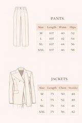 STRUCTURED TWO-PIECE SUIT - Black