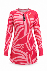 Coral Rush Long Rashguard