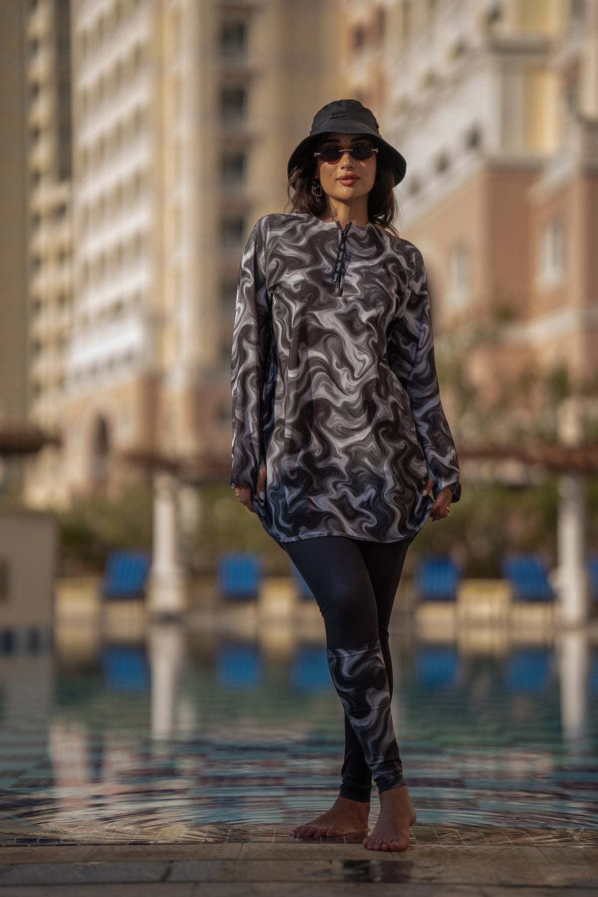 Essential Black Swim Leggings