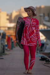 Essential Coral Swim Leggings