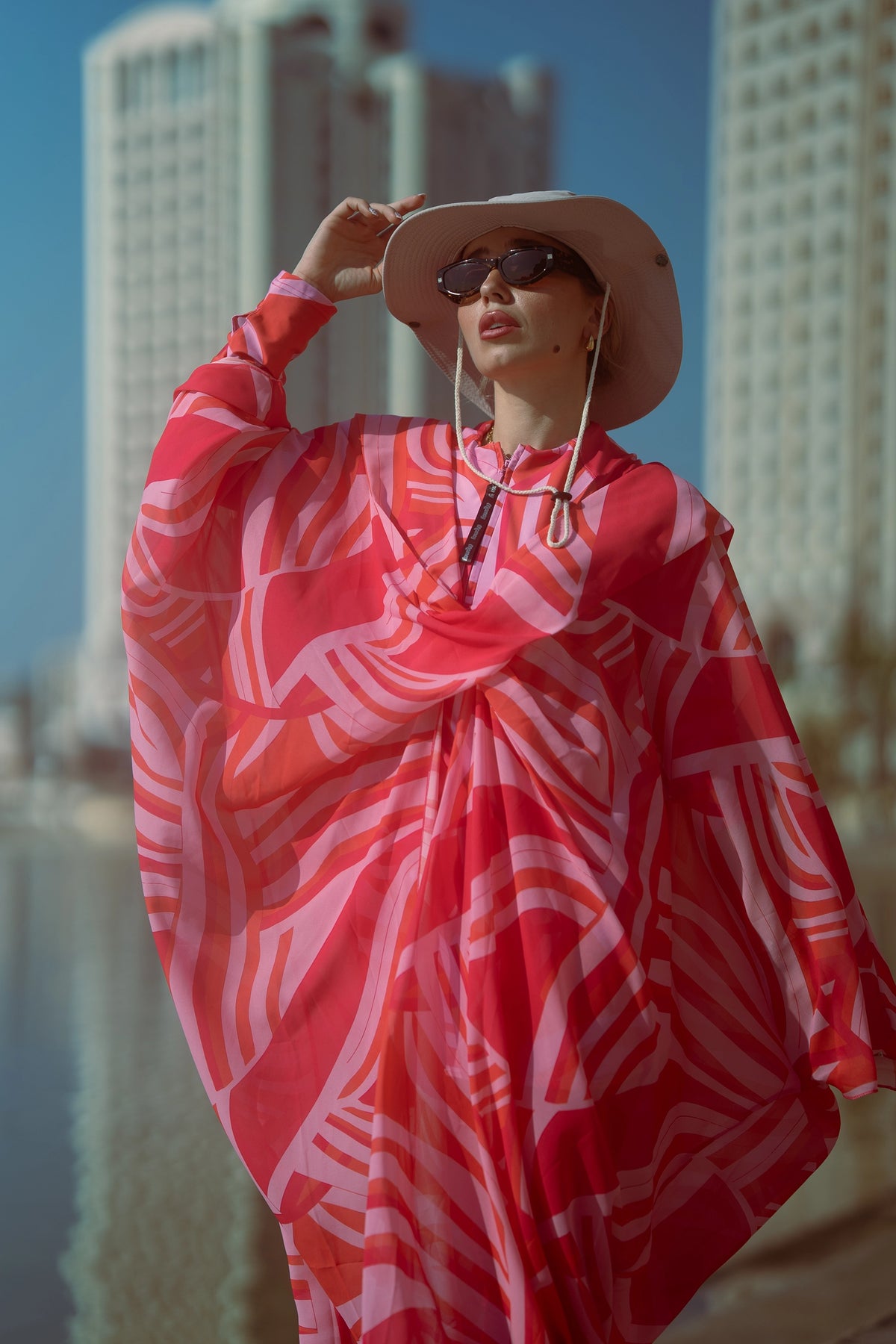 Coral Rush Kaftan