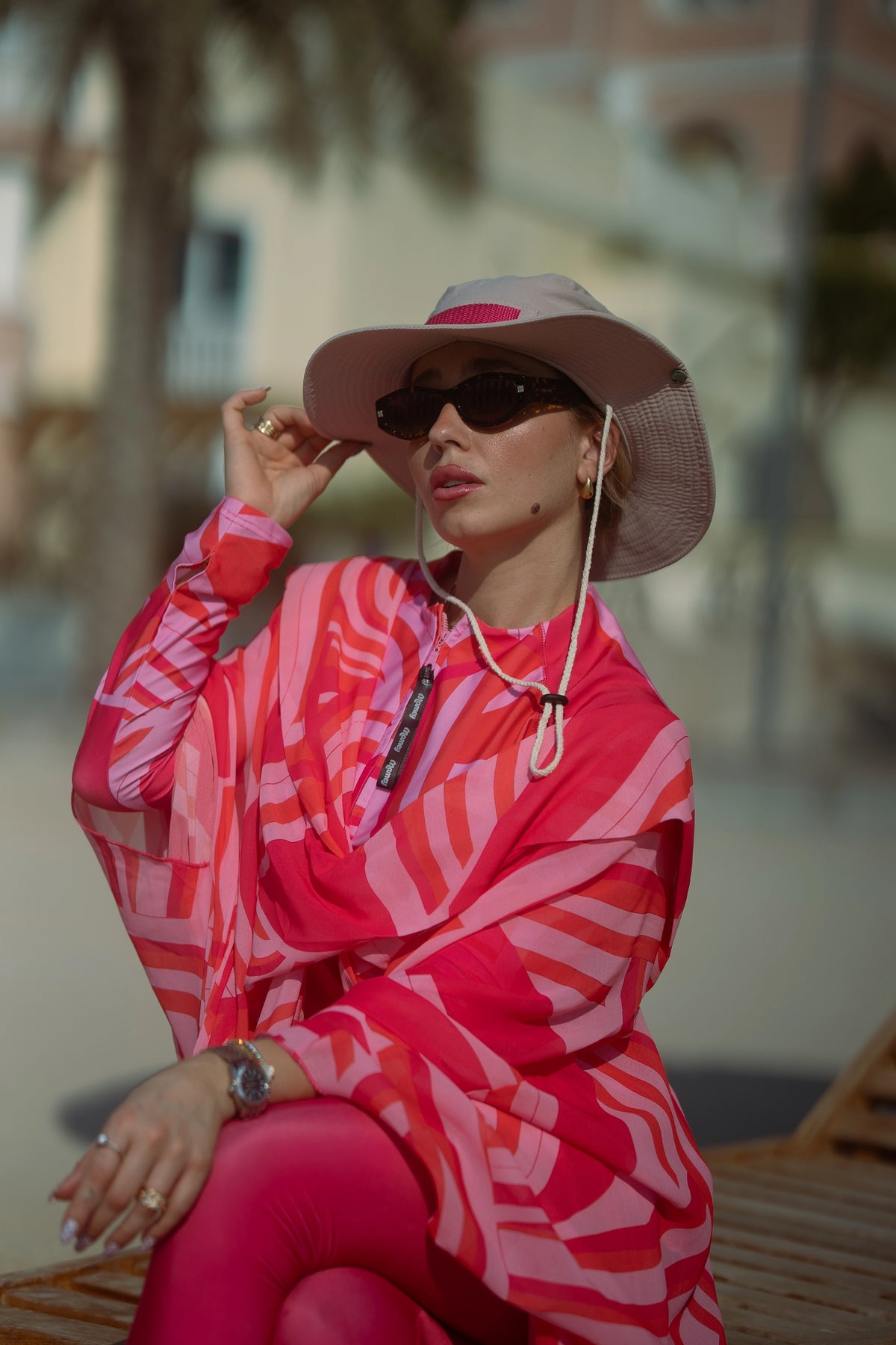 Coral Rush Kaftan