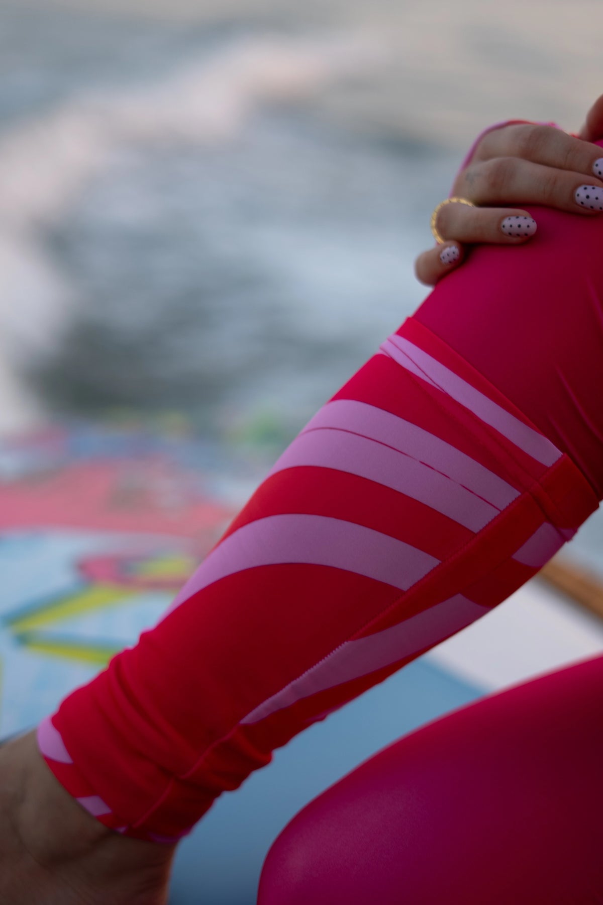 Coral Rush Swim Leg Sleeve