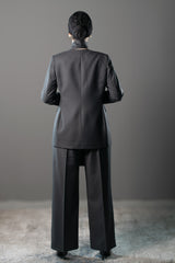 STRUCTURED TWO-PIECE SUIT - Gray