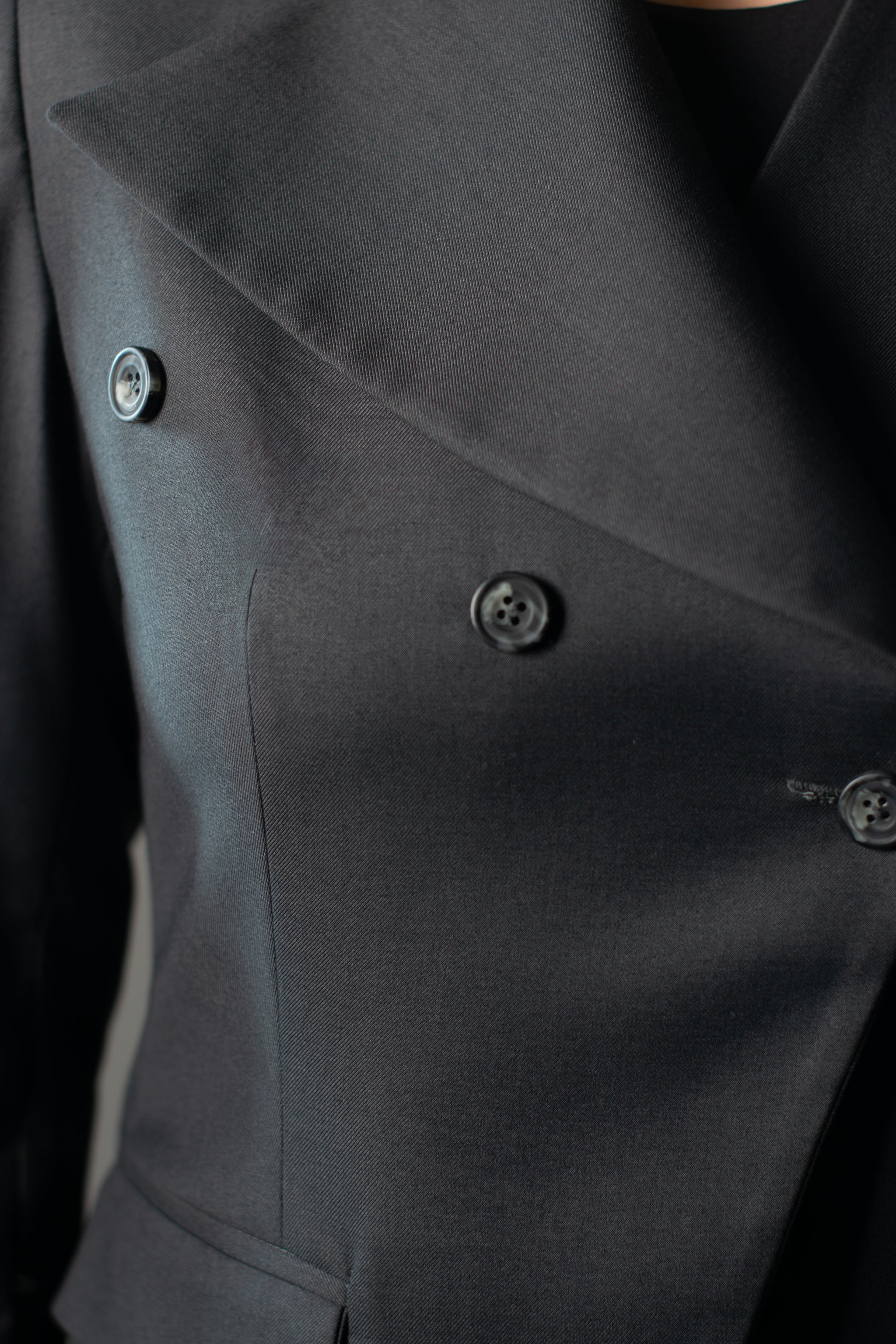 STRUCTURED TWO-PIECE SUIT - Gray