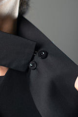 STRUCTURED TWO-PIECE SUIT - Black