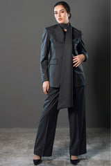 STRUCTURED TWO-PIECE SUIT - Gray